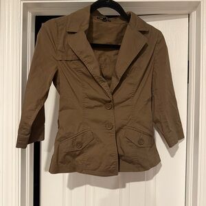 Express green/ Brown Women's Jacket size 0